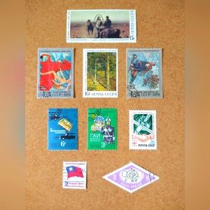 Stamp collection set